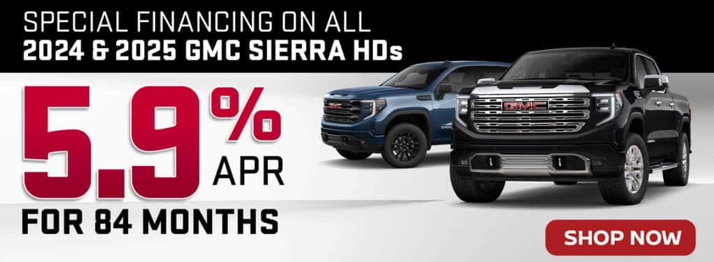 2024 & 2025 SIERRA HD SPECIAL FINANCING