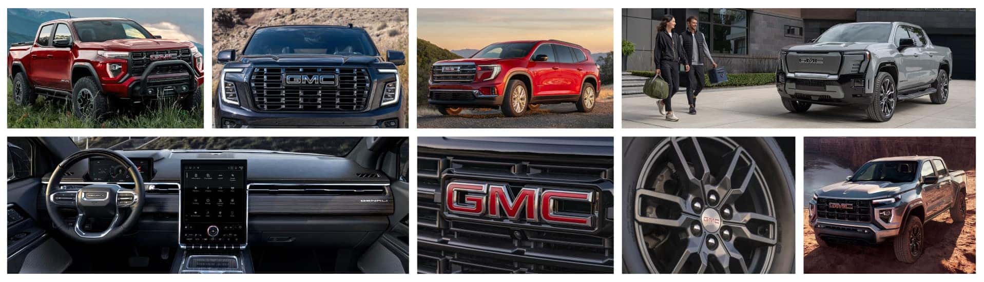 GMC Vehicle Collage Banner