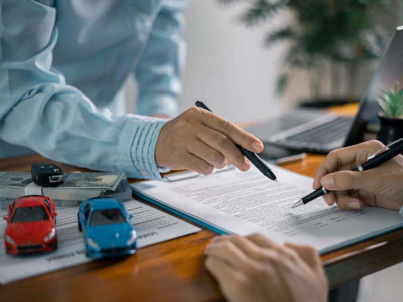 GMC Financing Application signing