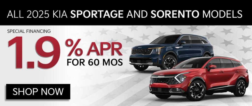 All 2025 Kia Sportages and Sorento