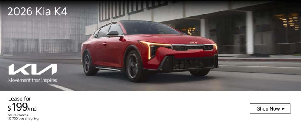 2026 KIA K4 LXS