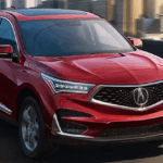 2020 acura mdx driving on highway