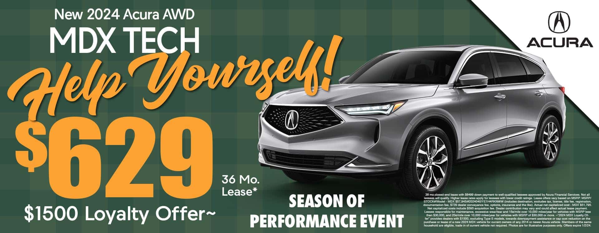 Acura MDX Lease