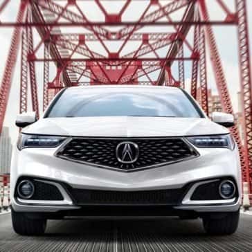 2018 Acura TLX front exterior up close