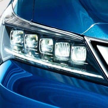2018 Acura ILX closeup of headlight