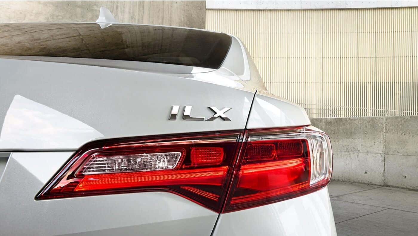 2018 Acura ILX closeup of tailight