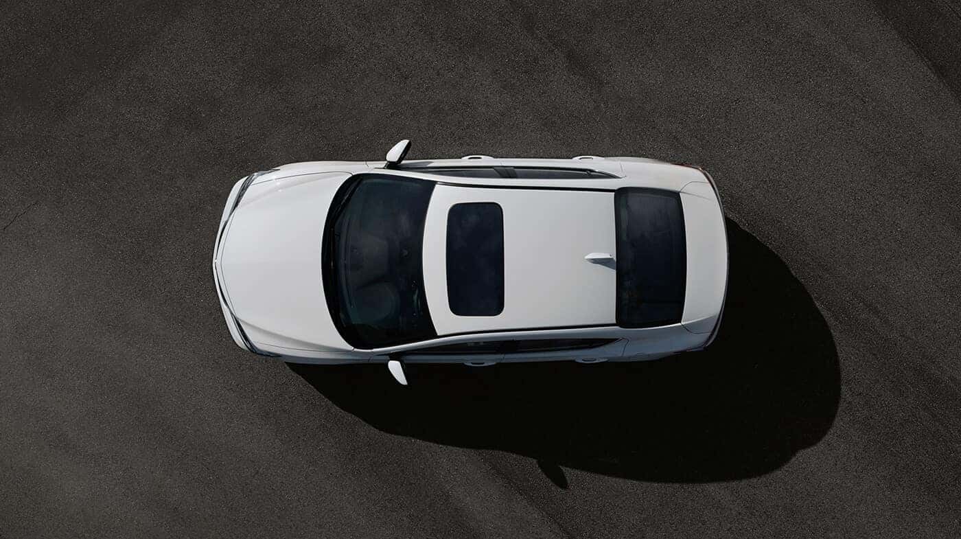2018 Acura ILX parked top view looking down