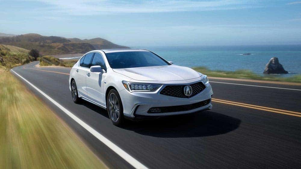 2018 Acura RLX white background