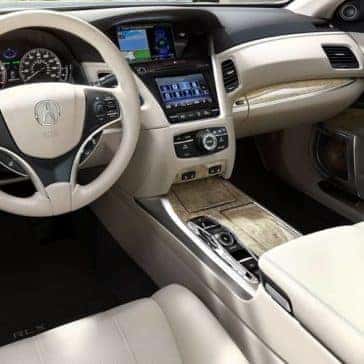 Interior cabin of 2019 Acura RLX