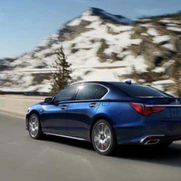 Rear exterior of 2019 Acura RLX