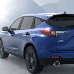 2019 Acura RDX with 27 MPG highway on mountain road