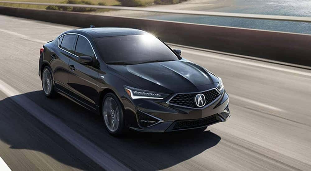 2020 Acura ILX Driving over Bridge