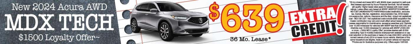 Acura MDX Lease