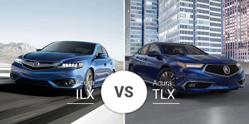 Acura Ilx Vs Acura Tlx Battle Of The Luxury Sedan Siblings