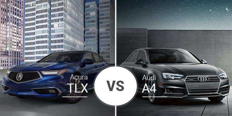 Acura Tlx Vs Audi A4 Midsize Sedans With Full Size Luxury