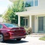 2017 Honda Accord Parked In Front Of House