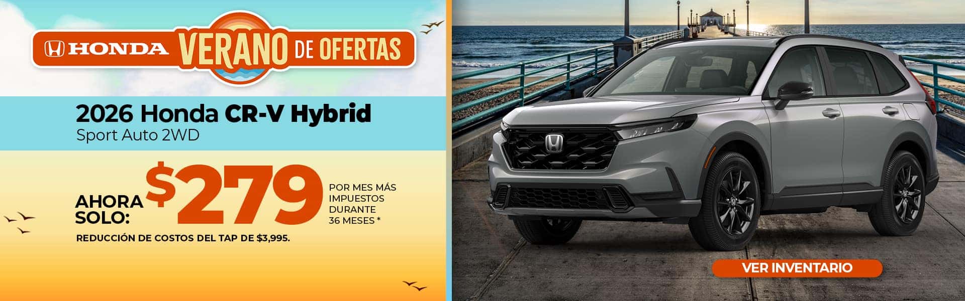 Honda CR-V Hybrid Sport 2WD 2026 $279