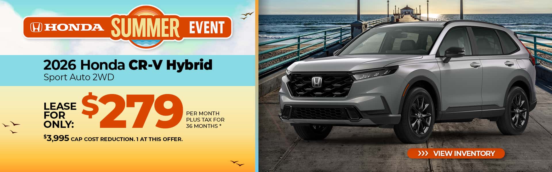 CR-V Hybrid $279 per month