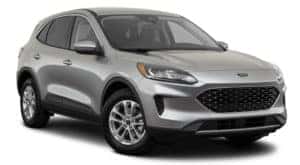 A silver 2022 Ford Escape SE is facing right.