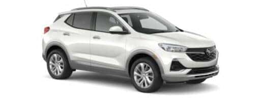 A white 2022 Buick Encore GX is angled right.