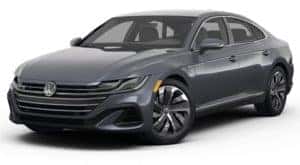 A grey 2023 Volkswagen Arteon SEL R-Line is angled left.