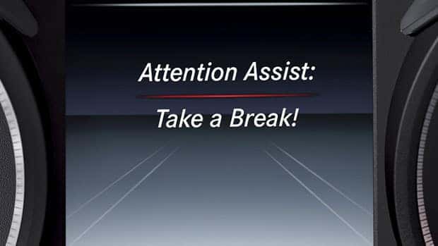 mercedes attention assist take a break