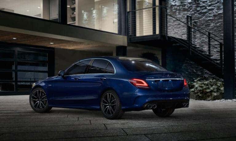 2021 Mercedes-Benz C-Class Sedan exterior outside home at night