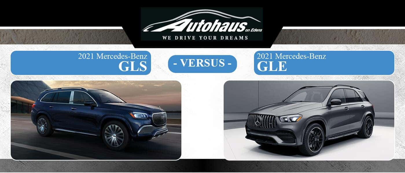 2021 Mercedes-Benz GLS SUV vs. 2021 Mercedes-Benz GLE SUV