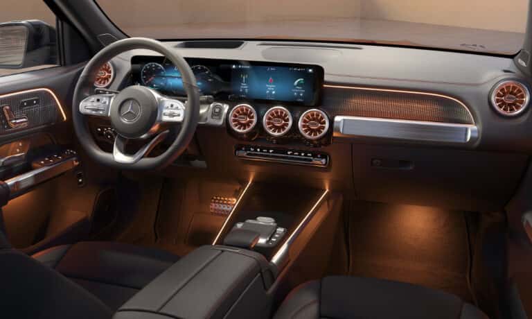 2023 EQB SUV interior front
