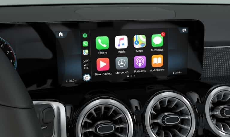 2023 EQB SUV interior infotainment