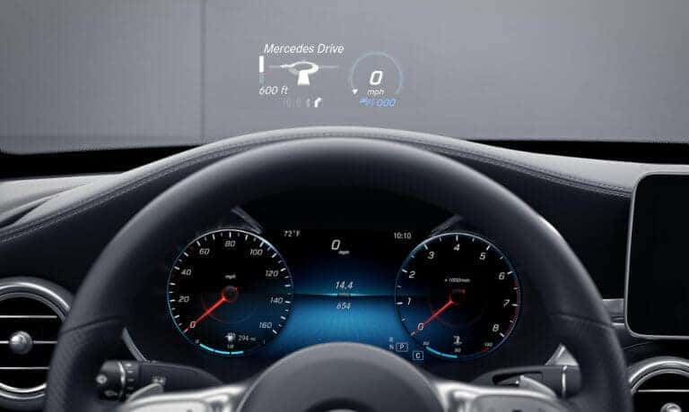 2023 Mercedes-Benz C-Class Coupe interior HUD