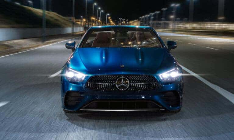 2023 Mercedes-Benz E-Class Cabriolet exterior night head on