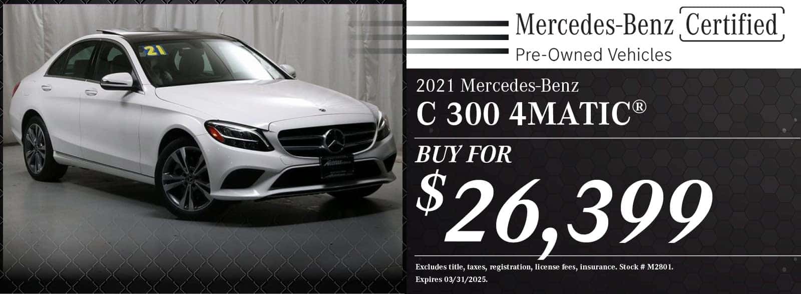 2021 Mercedes-Benz C 300 Special | Autohaus on Edens