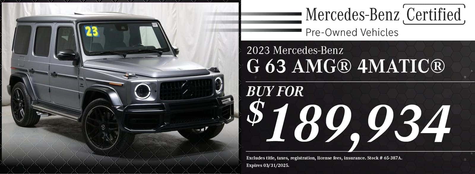 2023 Mercedes-Benz G 63 Special | Autohaus on Edens