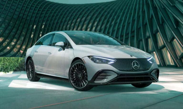 202 Mercedes-Benz EQE Sedan Exterior Courtyard