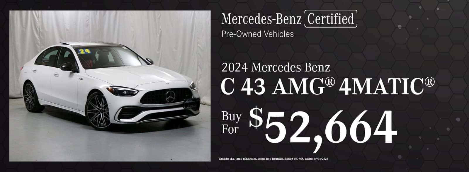 2024 Mercedes-Benz C 43 Special | Autohaus on Edens