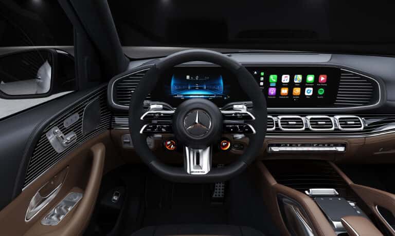 2025 Mercedes-Benz GLS SUV Interior Front Tech