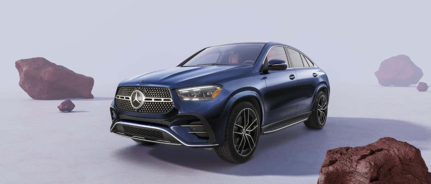 2026 Mercedes-Benz GLE Coupe Exterior With Rocky Backdrop