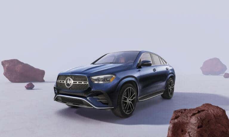 2026 Mercedes-Benz GLE Coupe Exterior With Rocky Backdrop