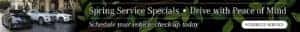 Spring Service Specials