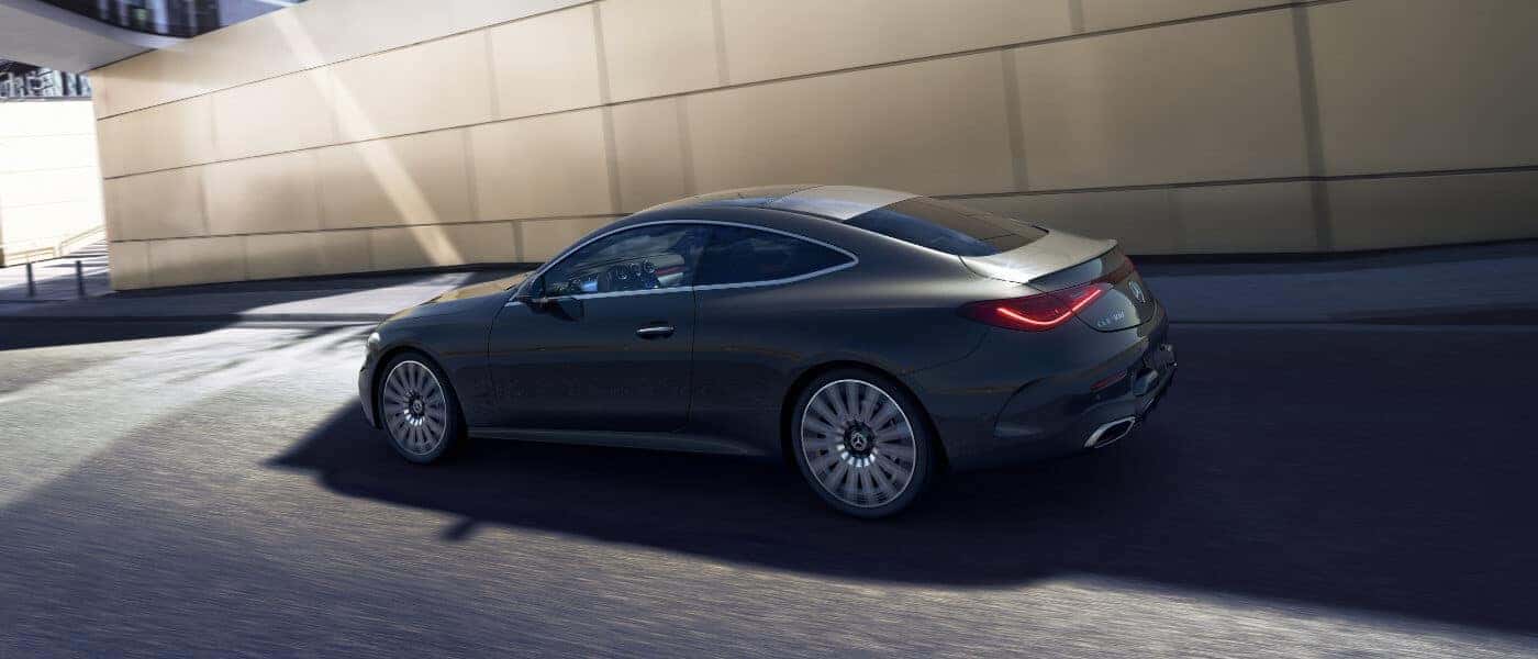 2026 Mercedes-Benz CLE Coupe Exterior Driving Under Bridge