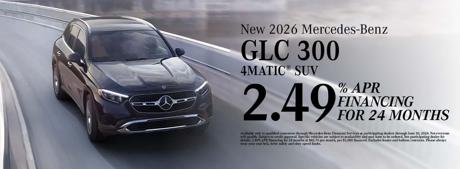 2026 Mercedes-Benz GLC 300 Offer