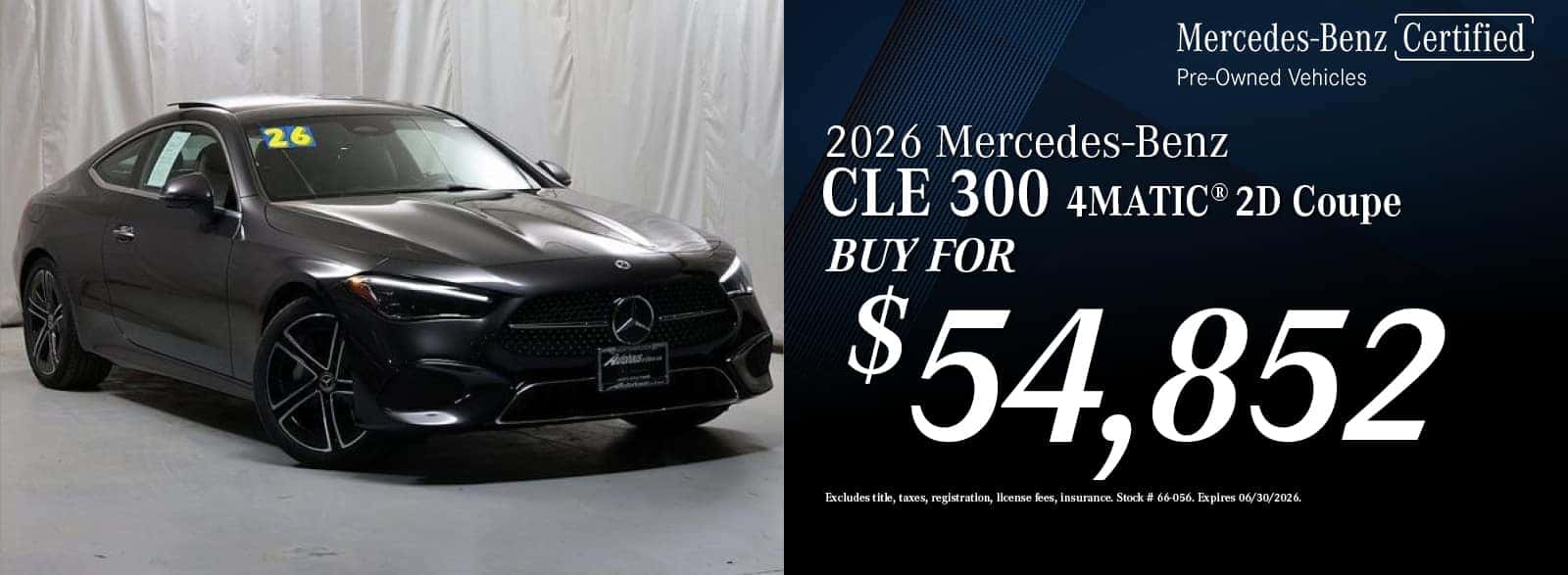 2026 Mercedes-Benz CLE 300 Special | Autohaus on Edens