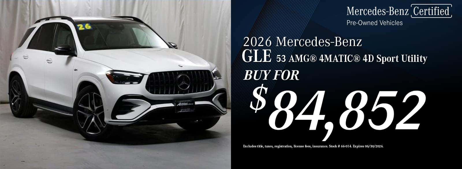 2026 Mercedes-Ben GLE 53 Special | Autohaus on Edens