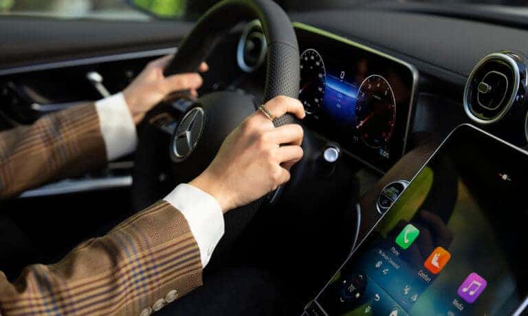2027 Mercedes-Benz GLC SUV Interior Steering Wheel View