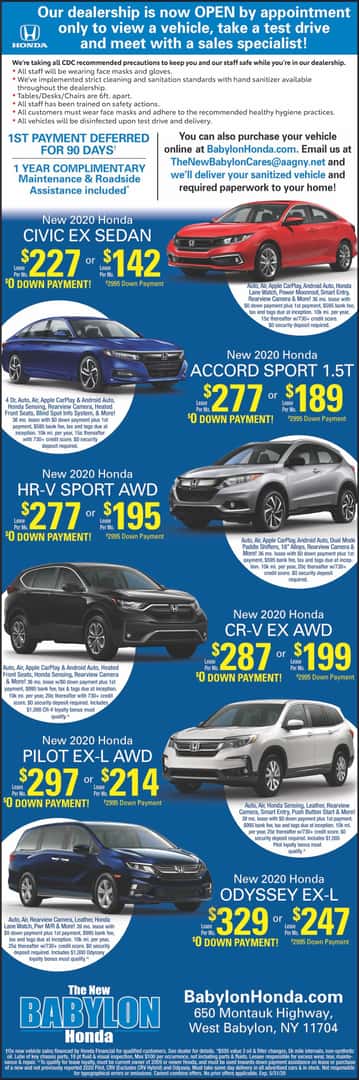 Babylon Honda Lease Specials