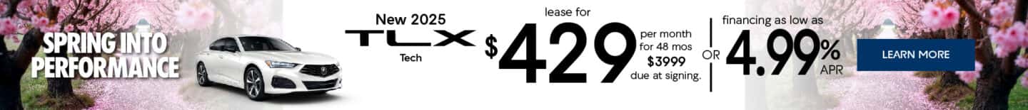 Acura TLX Lease Offers NJ