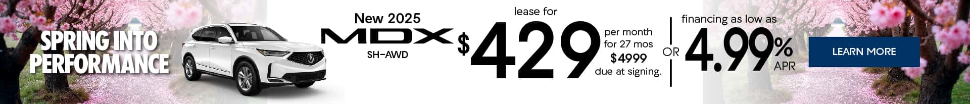 Acura MDX Lease Offers NJ