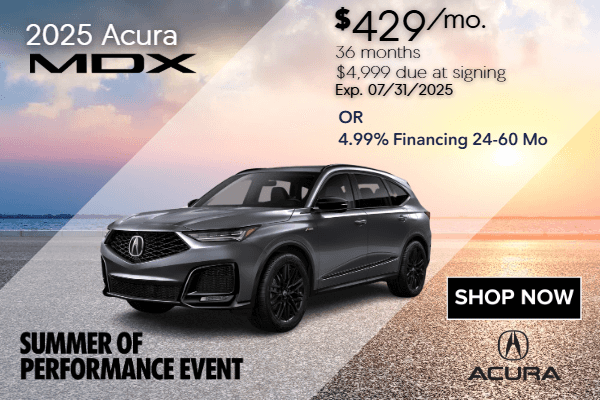 New 2025 Acura MDX SH-AWD 