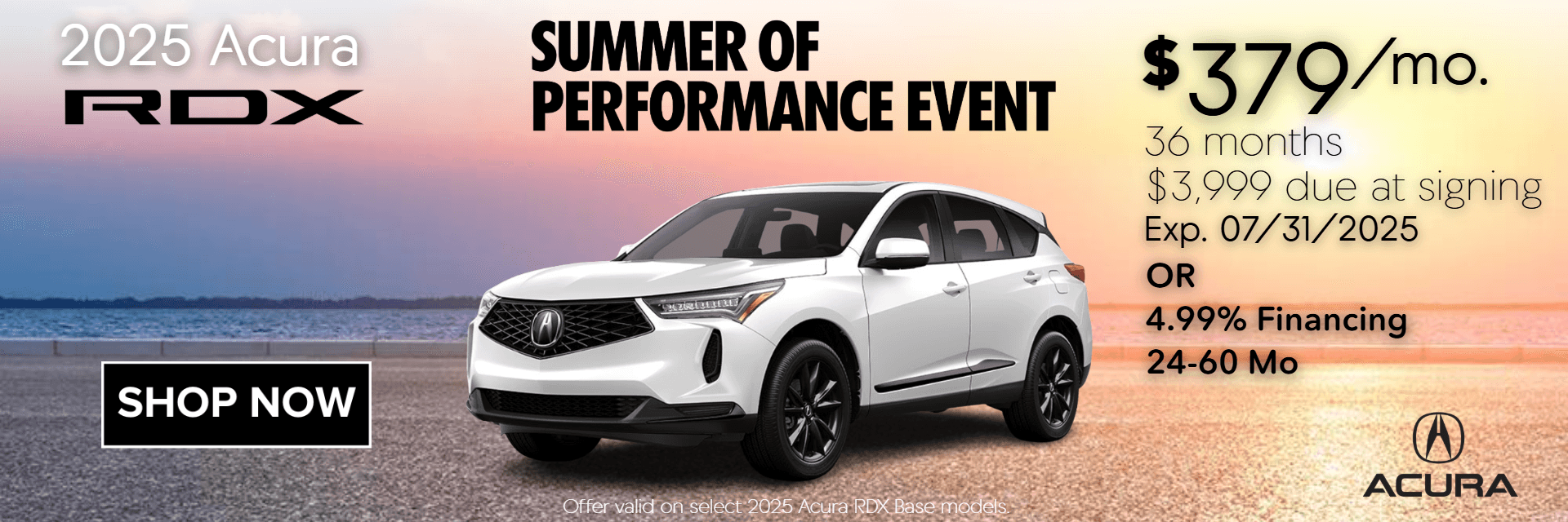 Acura RDX Lease Offers